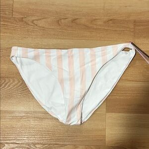 Victoria's Secret Pink and White Bikini Bottom